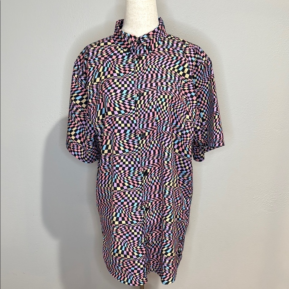 WESC Color Warp Geometric Shirt